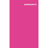 Warwick Notebook Fluoro Pink 3B1 32 Leaf Spiral Ruled 7mm 165x100mm